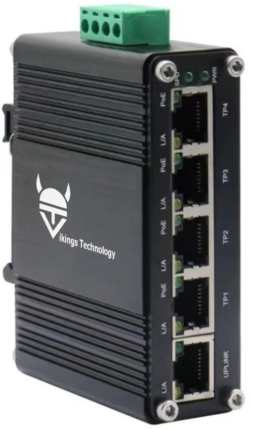 SUG500P-D5 Unmanaged Industrial 5-port Ethernet Switch